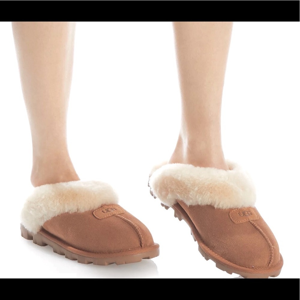 NEW! UGG Women Coquette Slippers, chestnut size 8
